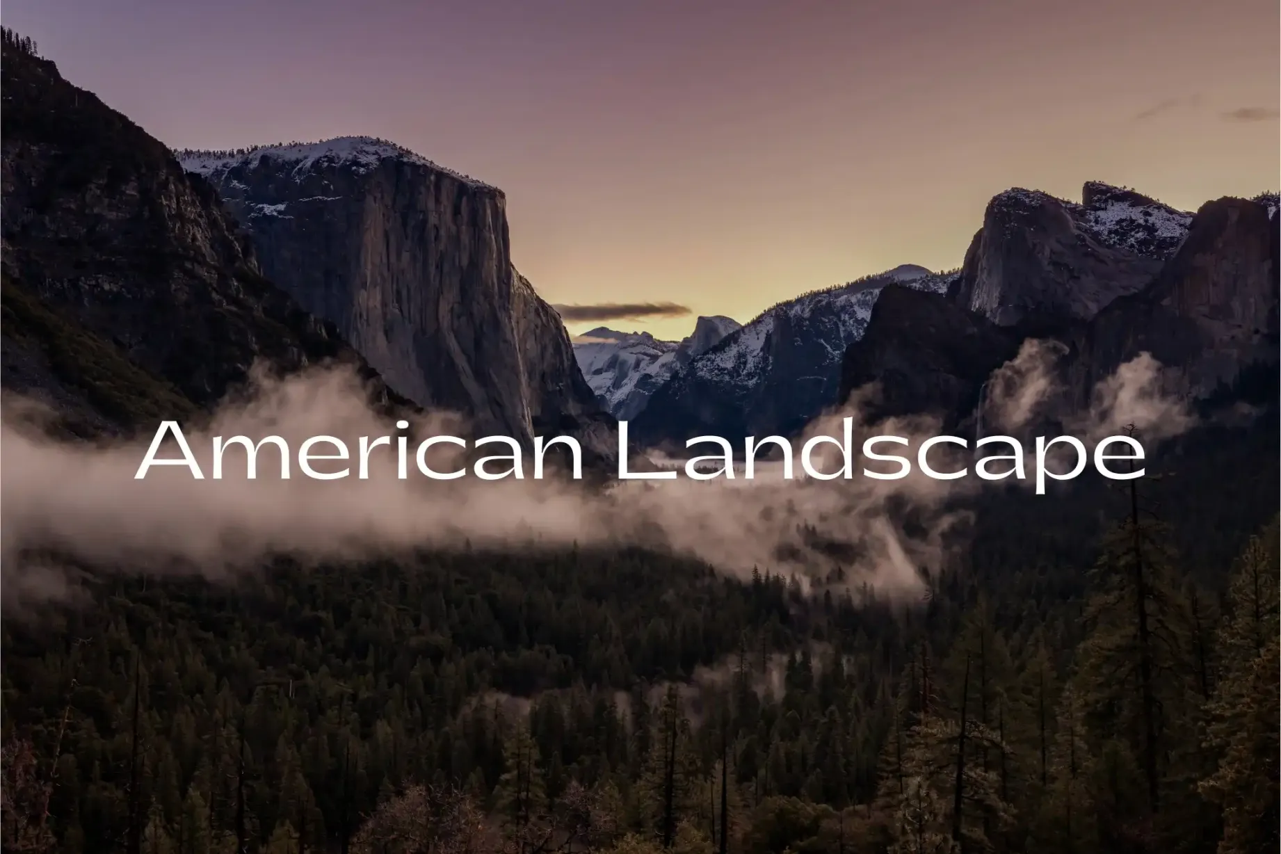 Staff Playlists - American Landscapes
